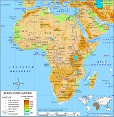 Afrika Fiziki Haritası